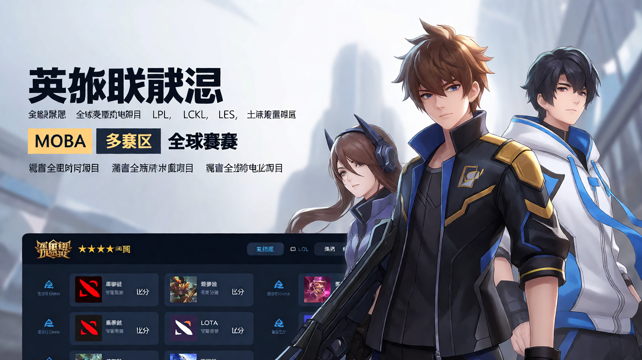 英雄联盟LOL电竞赛事比分直播页面